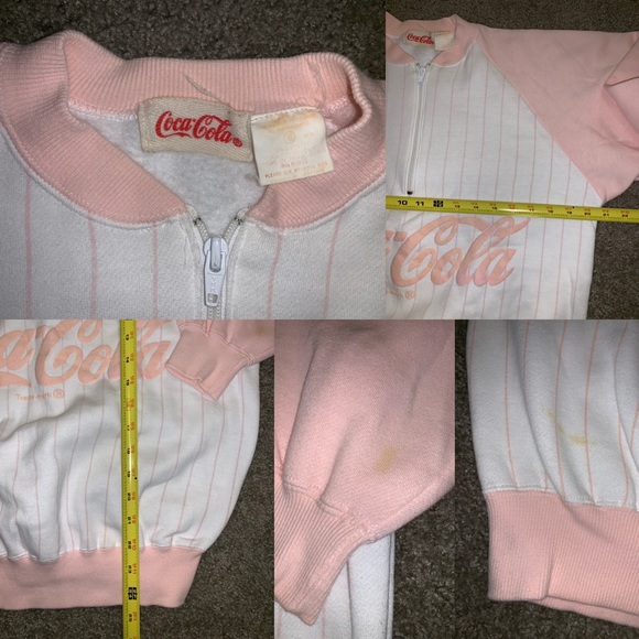 RARE Women’s VTG 80s Coca-Cola Sweat Track Suit - Picture 5 of 6